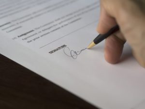 Private purchase-sale agreement 